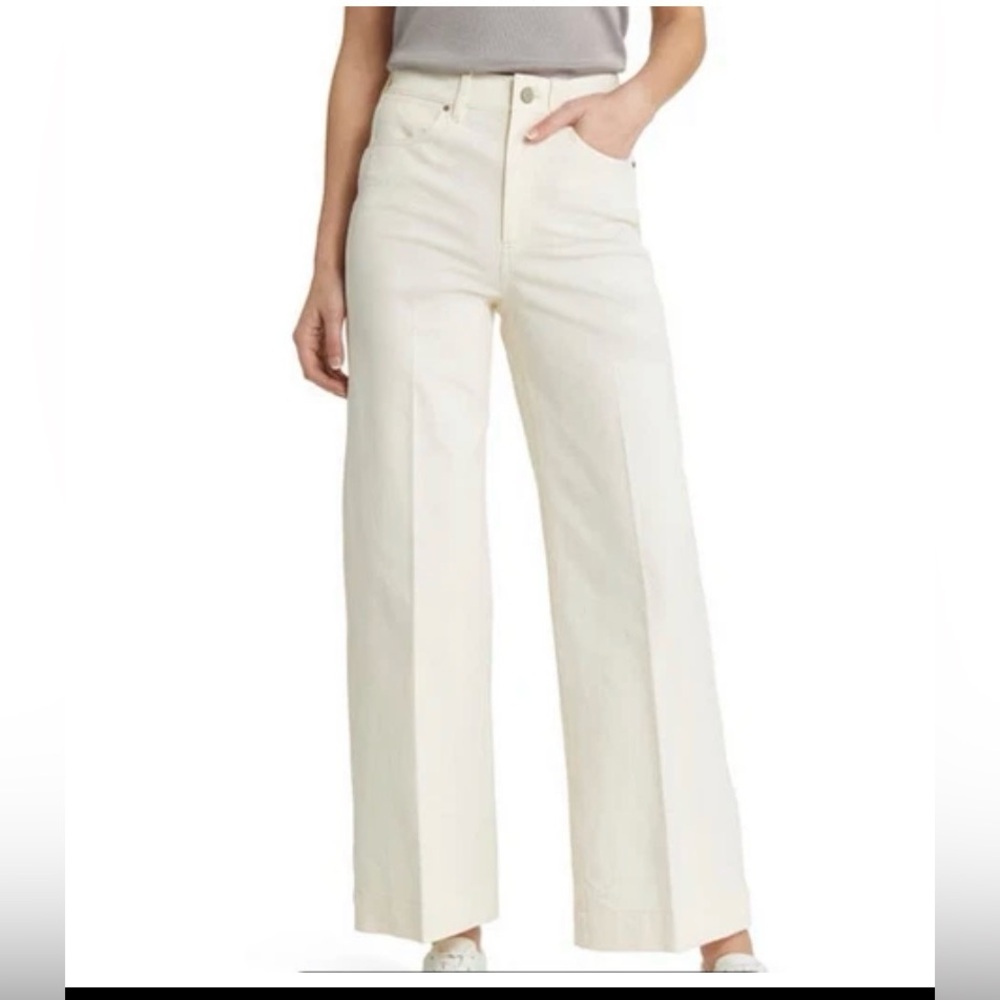 MM. Lafleur Wide-Leg Jeans in Cream